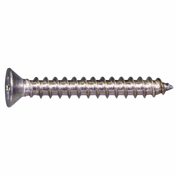 Midwest Fastener Sheet Metal Screw, #10 x 1-1/2 in, 316 Stainless Steel Flat Head Phillips Drive, 12 PK 932314 - main